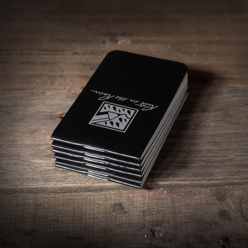 Rite in the Rain Weatherproof On The Go Wallet Notebook, 2" x 3.375", Black Cover, Blank Pages, 6 Pack (No. OTG771L)...
