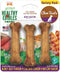 Nylabone Healthy Edibles Natural Dog Chews Long Lasting Chew Treats for Dogs, Roast Beef & Chicken Flavor, X-Small/Petite (3 Count)...