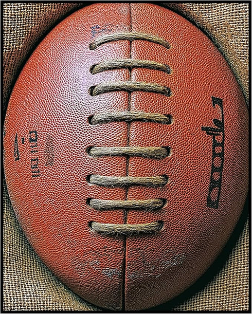 Posterizer 1 pcs-Close-up of a football art-Sports & Hobby Art Gifts for sports fans Decor for Home & Office- unframed wall art...