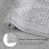 Jean Pierre New York Cotton StoneWash Medallion 17x24 in. Bath Rug, Gray...