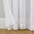 Archaeo Slub Textured Linen Blend Curtain, 52" x 84", White...