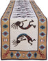 DII Tabletop Collection, Southwest Hacienda Stripe, Table Runner, 13x72, Kokopelli Tapestry...