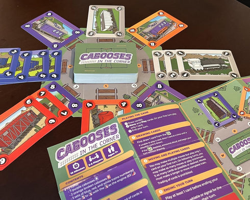 Easy, Fun, Educational - Family Friendly Train Building Card Game - 2-5 Players - Colors, Numbers - English, Spanish - Ages 7+...