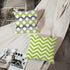 ArtSocket Set of 4 Throw Pillow Covers Green Black Lime Mosaic Pattern Gray Grey White Retro Triangles Geometric Decorative Pillow Cases Home Deco...
