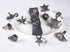 Silver Napkin Rings-12-Piece Set of Premium 100% Metal, Rust-Resistant Tabletop Décor - Antique Coastal Sea Shell Napkin Holdersfor Family Dinner,...