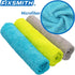 FIXSMITH Microfiber Cleaning Cloth - Pack of 8, Size: 12 x 16 in, Multi-Functional Cleaning Towels, Highly Absorbent Cleaning Rags, Lint-Free, Str...