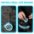 DURATECH Mini Tape Measure, 2 PCS 6FT Inch/Metric Small Tape Measure, Retractable Easy Reading Keychain Measurement Tape, Pocket Size Small Tape M...