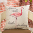 Stand Tall Little Darling Watercolor Flamingo Motivational Sign Inspirational Quote Cotton Linen Home Decorative Throw Pillow Case Cushion Cover S...