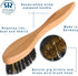 Redecker Wire and Natural Pig Bristle Suede Brush with Oiled Oakwood Handle, 6-7/8-Inches...