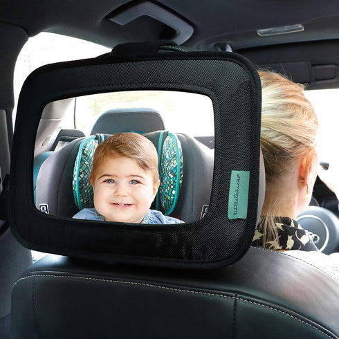 Rear Facing Baby Easy View Safety Mirror - Car Seat Mirror for Baby and Toddlers With Clear Wide View - Essential for Safety and Convenience...