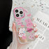 Jmltech for iPhone 15 Pro Max Case Cute Mirror Girly Pink Rabbit Women Silicone Slim Protective Phone Cases for iPhone 15 Pro Max (Rabbit, iPhone ...