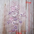 Lace Fabric 3D Flowers Appliques Beads Rhinestones Embroidery Sew Patch for DIY Wedding Decoration Dress (Pink+Purple)...
