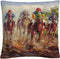 Trademark Fine Art Rio 'Kentucky Derby' 16 X 16 Decorative Throw Pillow...