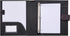 It's Academic Mini Executive Leather Portfolio Folder, 1" Ring Binder and 250-Sheet Capacity, Note Pads, and 5.5" x 8.5" Documents, 2 Pen Loops, D...