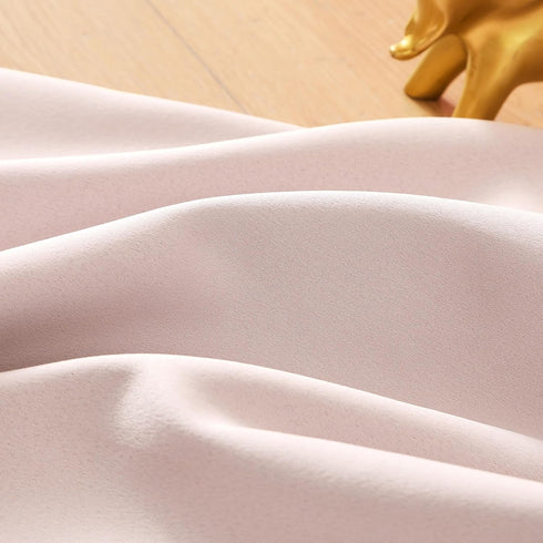 Treatmentex Pom-Pom Pink Half-Blackout Curtains 45'''' Short Window Curtain Set for Girls Baby Nursery Room Darkening Drapes 2 Panels Rod Pocket,A...