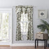Ellis Curtain Madison Floral 58" x 15" Lined Scallop Valance, Blue...