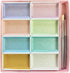 Nihonga Sumi-e Watercolor Paint Pan Set, 8 Pearl colors by Kissho...