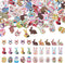 Pandahall 210pcs Wooden Easter Buttons 2 Hole Eggs Bunny Girls Bear Painting Buttons Decorative Sewing Buttons for Party Decorations Sewing Scrapb...