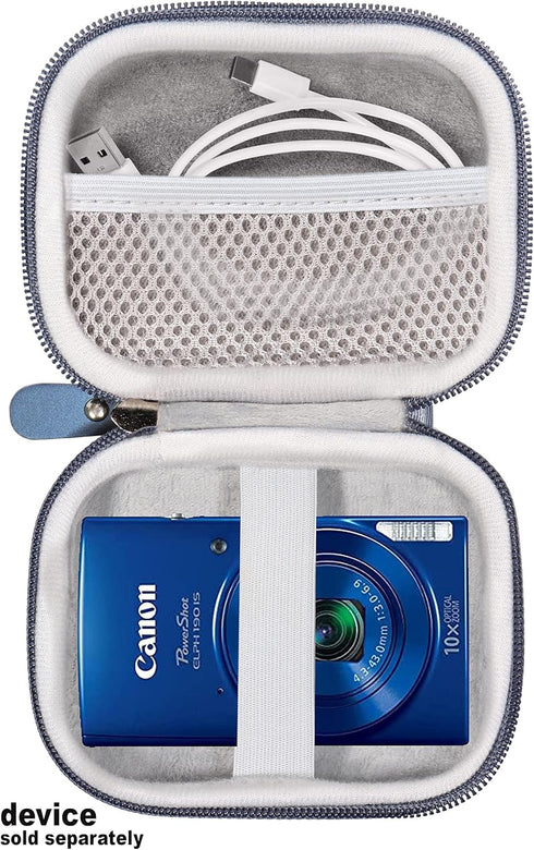 Digital Camera Case for Sony W800/S, DSCW830; Canon PowerShot ELPH180, ELPH 190, 350 HS, 310 360; Kodak PIXPRO Friendly Zoom FZ43, FZ53-BL; Nikon ...