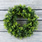 11.5-Inch Opal Basil Wreath - UV Resistant Artificial Summer, Fall, Winter, or Spring Wreath - Indoor/Outdoor Wreaths for Front Door by Pure Garde...