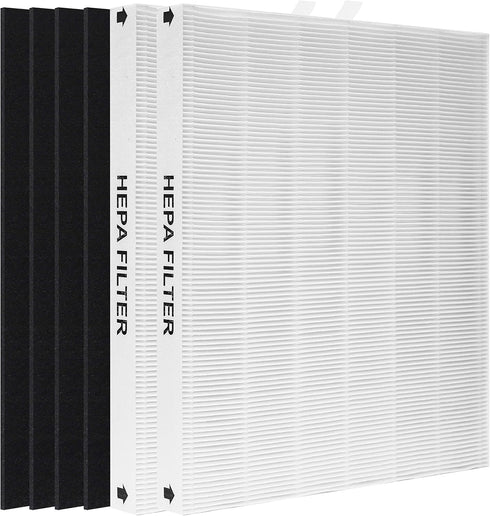 AP-1512HH True HEPA Replacement filter, Compatible with Coway Airmega AP-1512HH, AP-1512HH-FP, AP-1518R, AP-1519P, Item NO #3304899 (2 HEPA Filter...