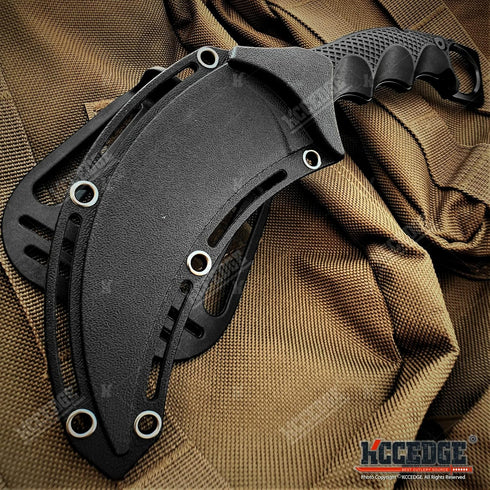 Tactical Knife Hunting Knife Survival Knife Karambit Fixed Blade Knife Razor Sharp Edge Camping Accessories Camping Gear Survival Kit Survival Gea...