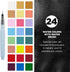 SAKURA Koi Pocket Field Sketch Kit Creative Art Colors - Watercolor Sets for Painting On the Go - 24 Unique Colors - 1 Water Brush - 2 Sponges - 1...