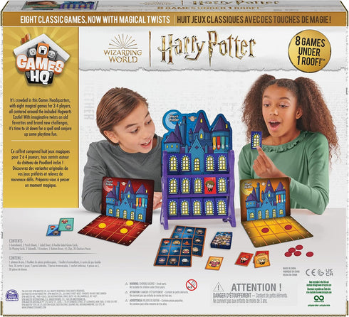 Wizarding World, Harry Potter Games HQ Checkers Tic Tac Toe Memory Match Go Fish Bingo Card Games Fantastic Beasts Gift, for Adults & Kids Ages 4+...