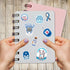 50 PCS Diabetes Awareness Sticker Inspirational Vinyl Decals Waterproof Accessories Decorative Labels for Bicycle Laptop Bumper Truck Vehicle Bike...