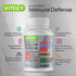 11 in 1 Multivitamin Immune Defense Supplement - Immune Booster Capsules for Adults - Vitamin C, Vitamin D3, Vitamin B6, Zinc, Elderberry, Echinac...