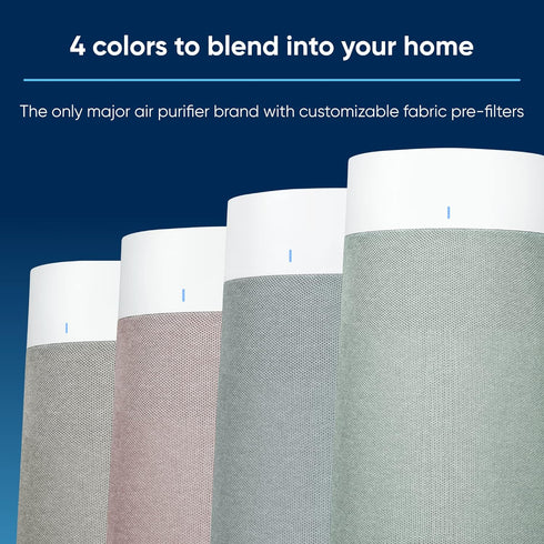 BLUEAIR Genuine Pre-Filter Blue Pure 311i+ Max Air Purifier, Washable Fabric, Moss Green...