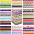 100 Pcs 8 x 8 Inch Cotton Fabric Square Patchwork Fabrics No Repeat Cotton Printed Floral Craft Quilting Fabric Craft Flower Fabric Patchwork Bund...