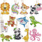 12 PCS Diamond Painting Keychains Kit Animals Diamond Art Ornaments Double Sided 5D Diamond Key Rings DIY Diamonds Pendants for Beginners Birthday...