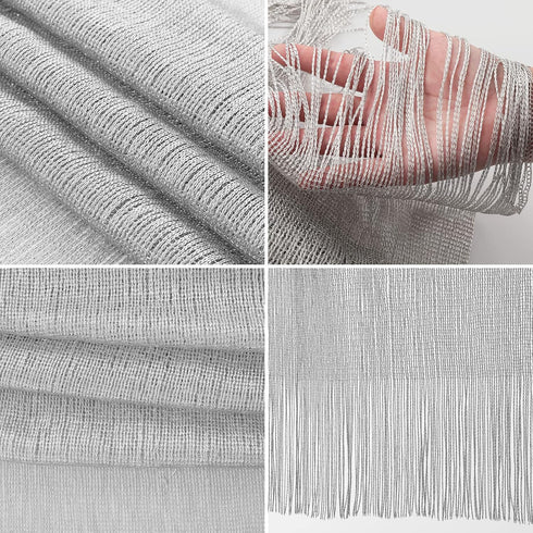 Sparkling Metallic Shawls and Wraps for Evening Dresses Shawls and Wraps for Women Wedding Party Bride Bridesmaid (Silver)...
