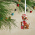 Hallmark Rudolph the Red-Nosed Reindeer in Santa Hat With Present Christmas Ornament...