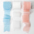 CT CRAFT LLC Frayed Chiffon Silk Ribbon 1-1/2 inch x 7 Yards x 3 Rolls Light Blue White Pink set for Christmas Home Decor Gift Wrapping DIY Crafts...