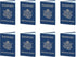 Beistle Set of 8 Around The World Passports, Global Adventure Travel Party Favors, Made In USA Since 1900...