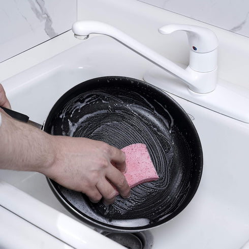 Kitchen Sponges for Washing Dishes, Non-Scratch Cellulose Dish Scrub Sponges, Cleaning Sponges for Household Use, Safe Cleaning Products, Kitchen ...