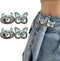 Cat Jeans Button Pins, Detachable Jean Button for Loose Jeans No Sewing Adjustable Buttons for Jeans Pant Clips for Waist Tightener (Grey)...