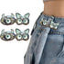 Cat Jeans Button Pins, Detachable Jean Button for Loose Jeans No Sewing Adjustable Buttons for Jeans Pant Clips for Waist Tightener (Grey)...