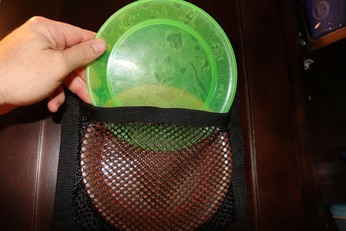 Cabinet Lid Organizer - Red Mesh - Holds 20 Lids - Easy Install Velcro...