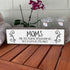 Moms Are The People Who Know Us Best & Love Us The Most - Metal Wood Sign – Cute Rustic Wall Decor Art - Modern Home Décor - Farmhouse Decorations...