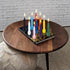 Mega Candles 10 pcs Unscented Assorted Color Exquisite Mini Taper Spell Candles, 4 Inch Tall x 3/4 Inch Diameter, Magic Chimes, Enchantment, Casti...