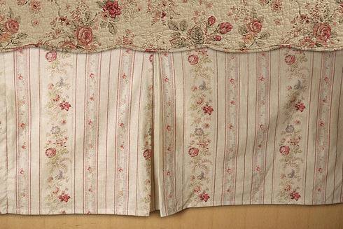 Greenland Home Antique Rose Bed Skirt, Full, Multi...