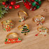 WILLBOND 6 Pieces Christmas Napkin Rings Holders for Christmas Dinners Parties Wedding Adornment Table Decoration Accessories (Cute Style)...