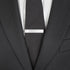 SHUYUE 3 Pc Set 1.9 Inch Skinny Tie Bar Clip - Silver,Black,Gold...