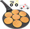 Car & Truck Mini Pancake Pan - Make 7 Unique Flapjack Cars, Nonstick Pan Cake Maker Griddle w Long Handle for Breakfast Fun & Easy Cleanup, Unique...
