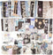 Knaid 200 Pieces Vintage Ephemera Bundle Junk Journal Kit Scrapbook Supplies Paper Sticker Material Pack for Art Journaling Bullet Journals Planne...