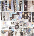 Knaid 200 Pieces Vintage Ephemera Bundle Junk Journal Kit Scrapbook Supplies Paper Sticker Material Pack for Art Journaling Bullet Journals Planne...