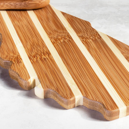 Totally Bamboo Florida Charcuterie Board with Spreader Knife Gift Set, 9-1/4" x 10-1/8"...